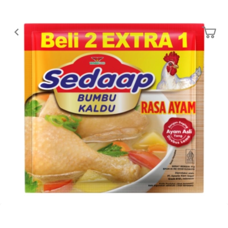 

Sedaap Bumbu Kaldu ( harga per renceng isi 18 )