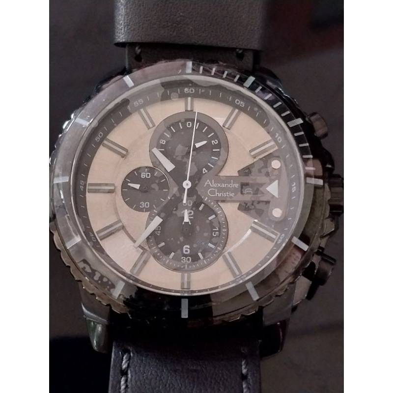 ALEXANDRE CHRISTIE 6527 MC Jam Tangan Pria chrono aktif second 1321