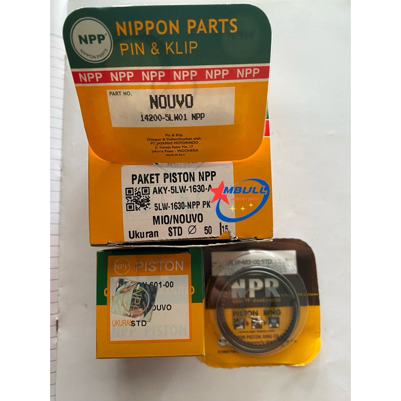 PISTON KIT SEHER MIO SPORTY,MIO SMILE & MIO SOUL KARBU OS STD 50 100 150 200