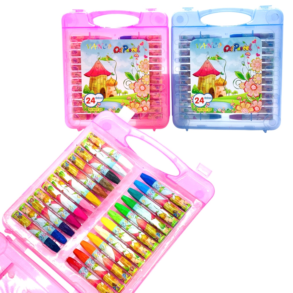

(24 WARNA) CRAYON VANCO 0417-24 / OIL PASTEL KARAKTER