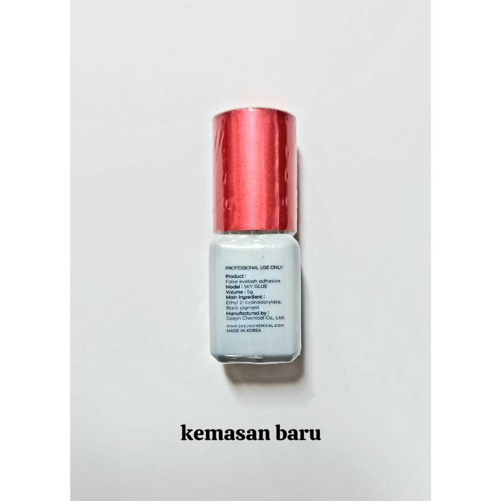 

Baru Sky Red S+ Glue Eyelash Extension Sky Tutup Merah Original Korea / Lem Sky Red Caps