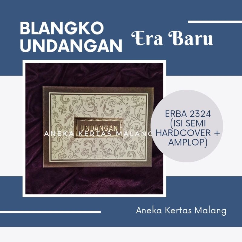 Blangko Undangan Erba Hardcover 2324 (Cek Deskripsi)
