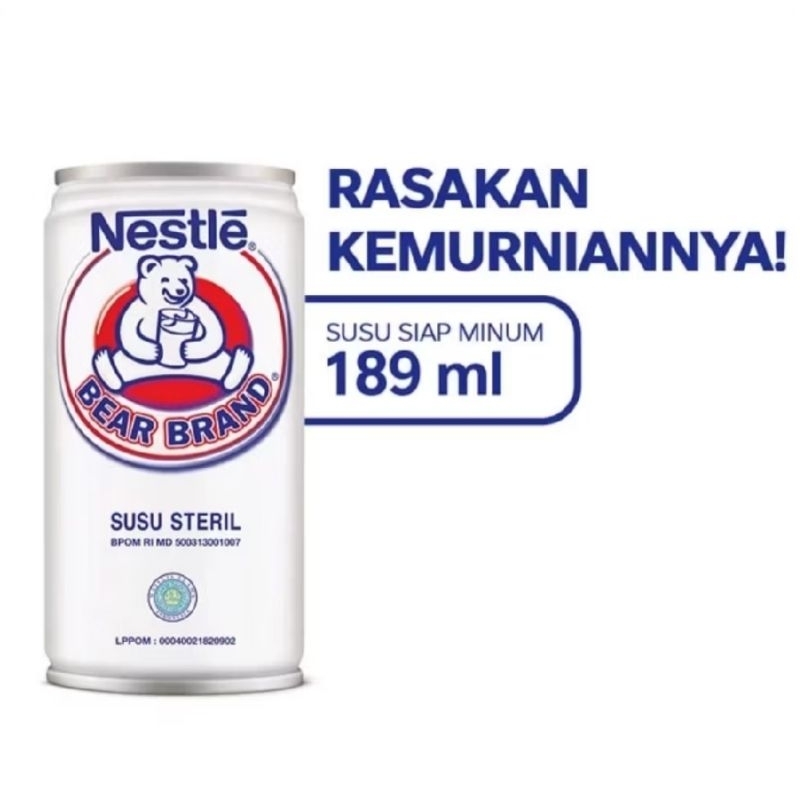 

susu beruang 189 ml exp 2026 free bubble wrap+ kardus