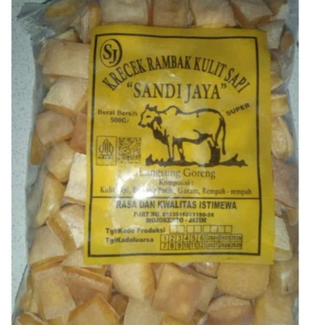 

Rambak mentah / krecek sapi kotak murah