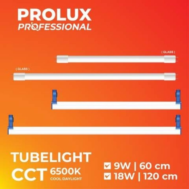 LAMPU T8 LED PROLUX (2 ARAH) 9WATT/60CM /LAMPU T8 LED PROLUX  (2 ARAH) 18WATT/120CM