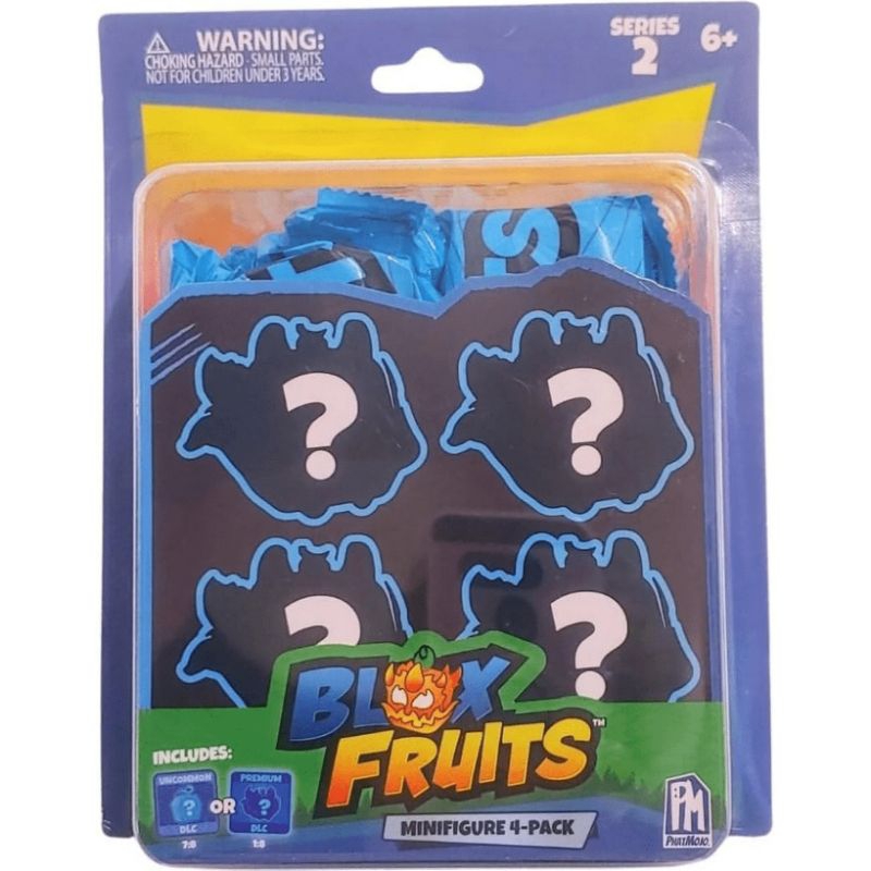 Blox fruits minifigure 4 pack set blind box figure include DLC code original