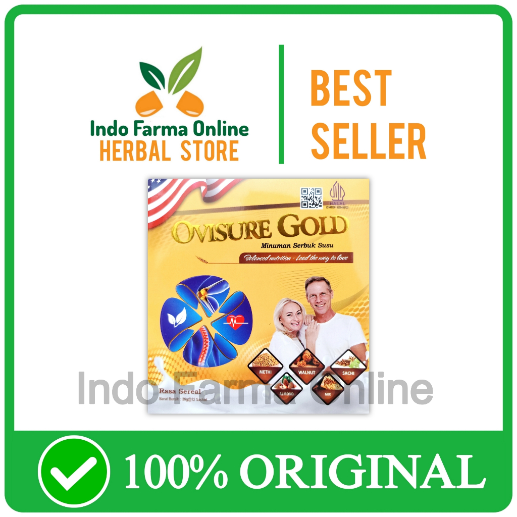 

Susu Kesehatan Tulang Nyeri Sendi Ovisure Gold Asli Original