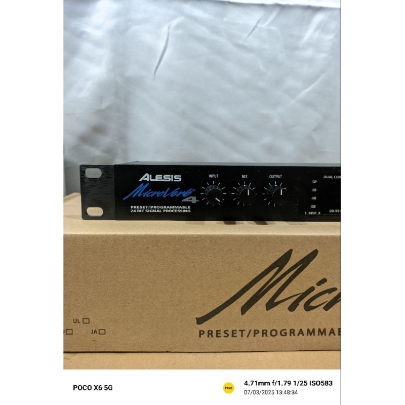 EFEK VOCAL ALESIS MICROVERB4 MADE IN MALAYSIA ORIGINAL