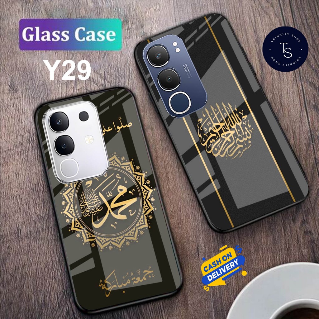 Softcase Kaca For VIVO Y29 (4G) & VIVO Y29 (5G) - Case Handphone For VIVO Y29 (4G) & VIVO Y29 (5G) [