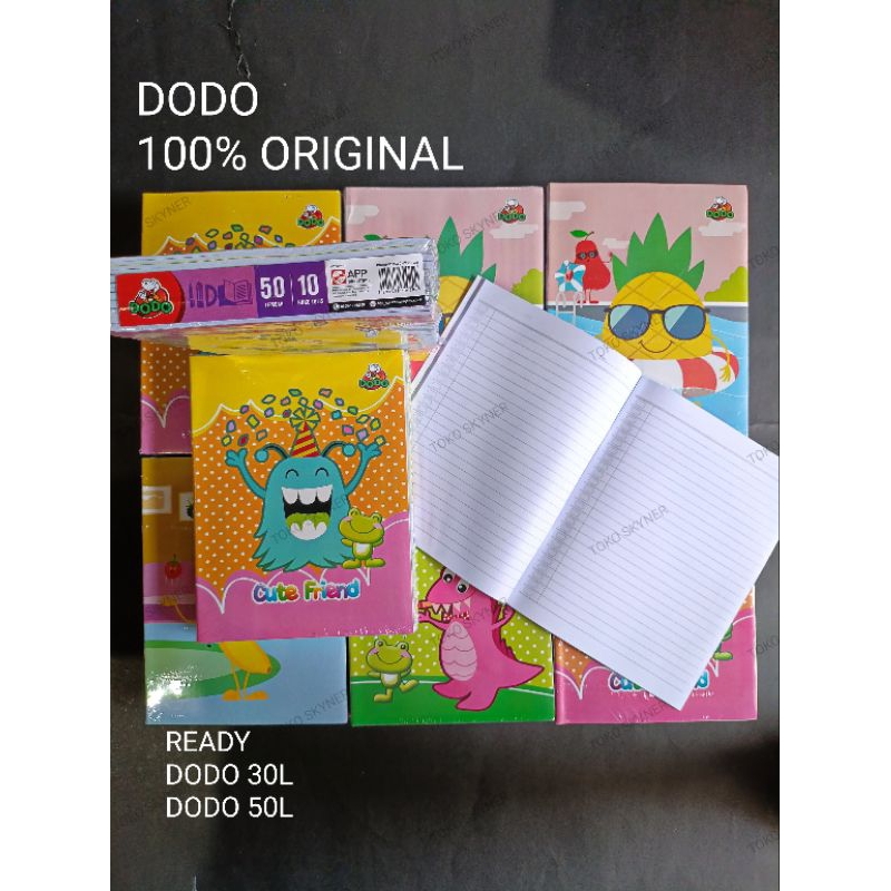 

BUKU DODO 50L 30L buku tulis murah