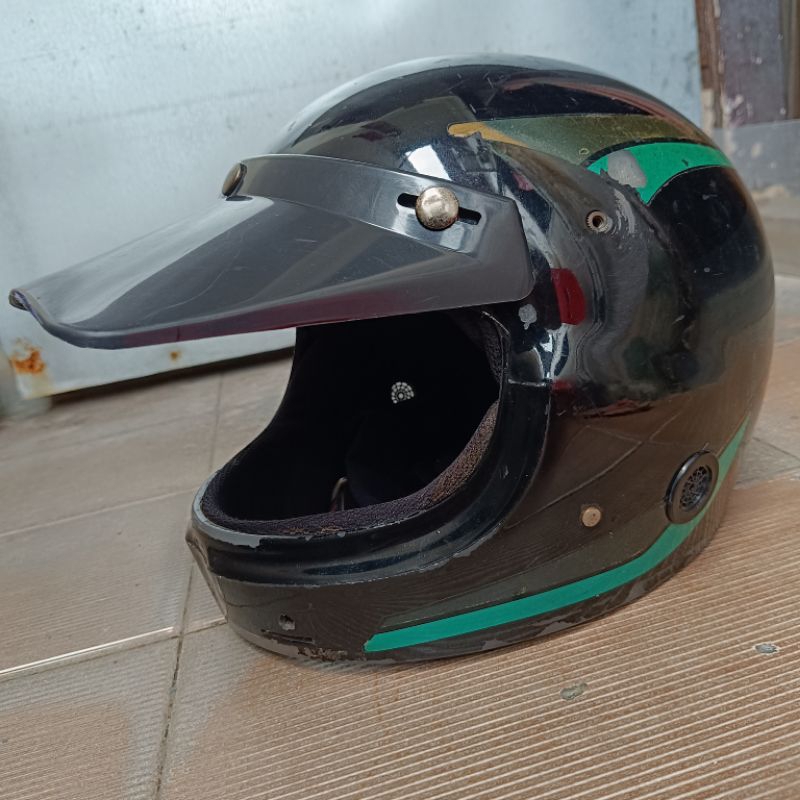 Helm DMI Vigano GAG Kiwi retro teropong original second bekas