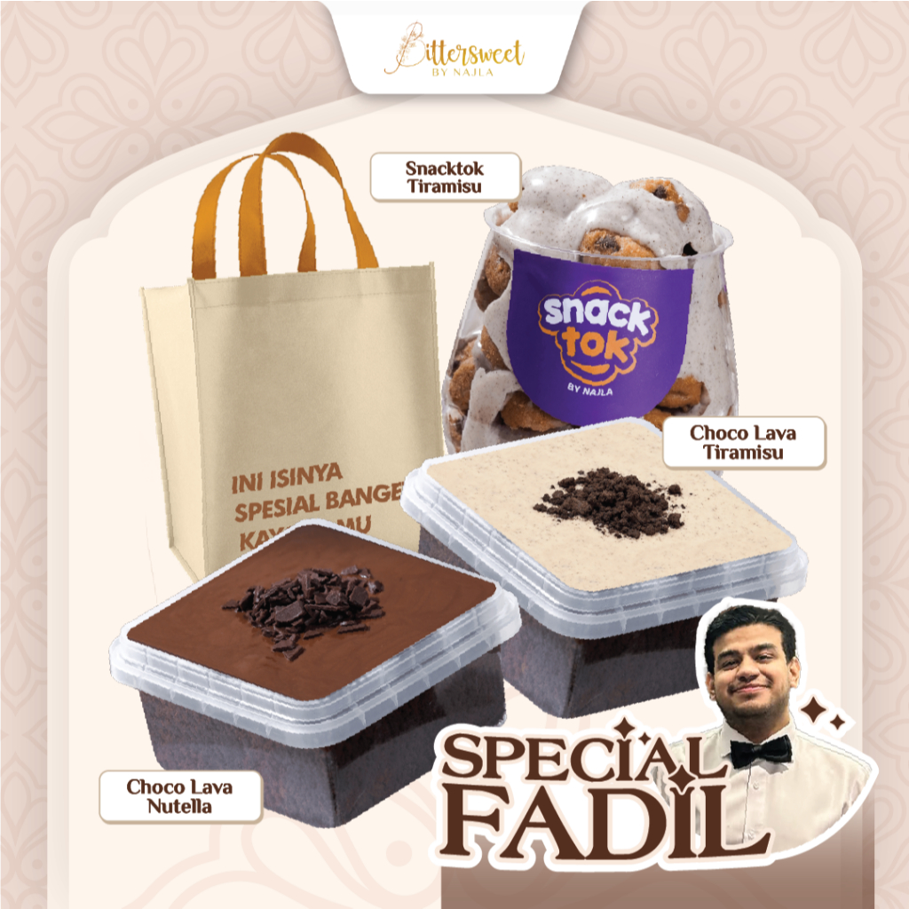 

[ Harga PASUKAN GHOIB ] Hampers Cream - Choco Lava Nutella + Choco Lava Tiramisu + Snacktok Tiramisu