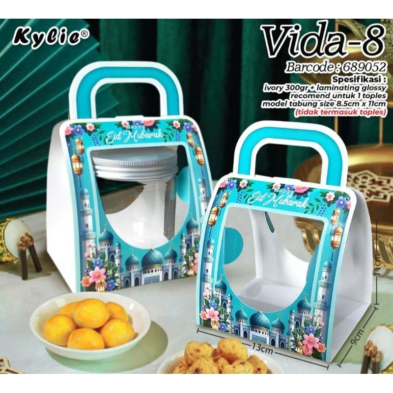 

4 PCS DUS HAMPERS TEMA IDUL FITRI/ LEBARAN/ EID MUBARAK TOPLES TABUNG