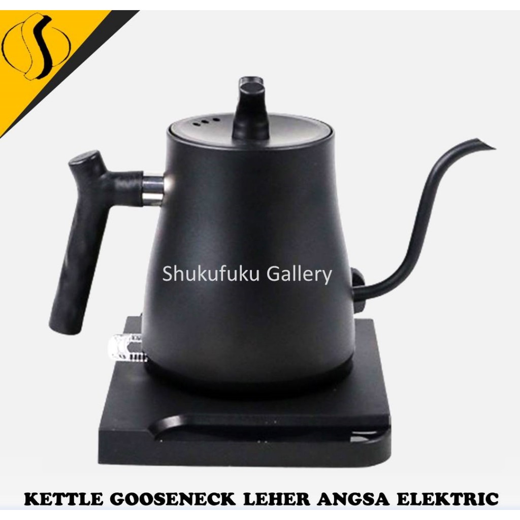 KETTLE GOOSENECK LEHER ANGSA ELEKTRIC /TEKO GOOSENECK LISTRIK
