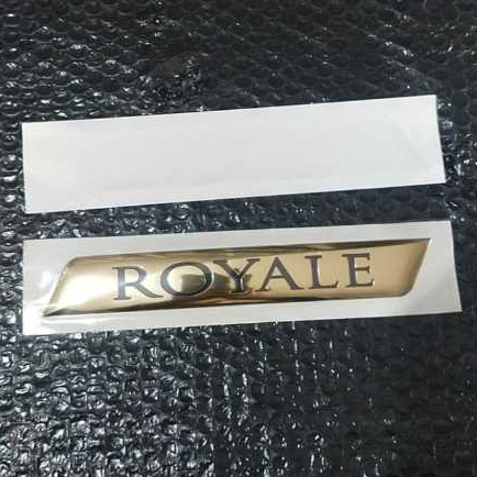 

emblem tulisan ROYALE isuzu MU-X original