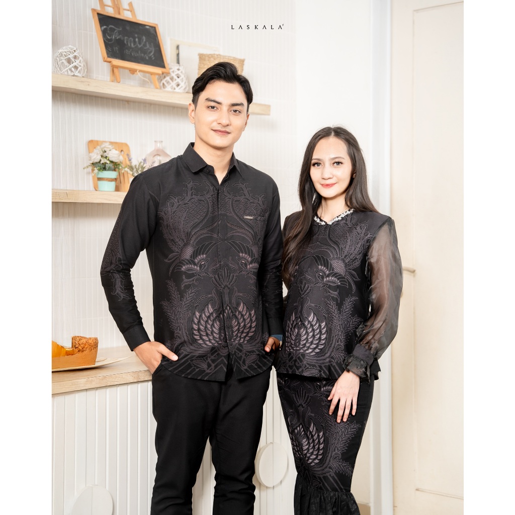Laskala Batik Premium Pusaka Couple Set Batik Pria dan Wanita