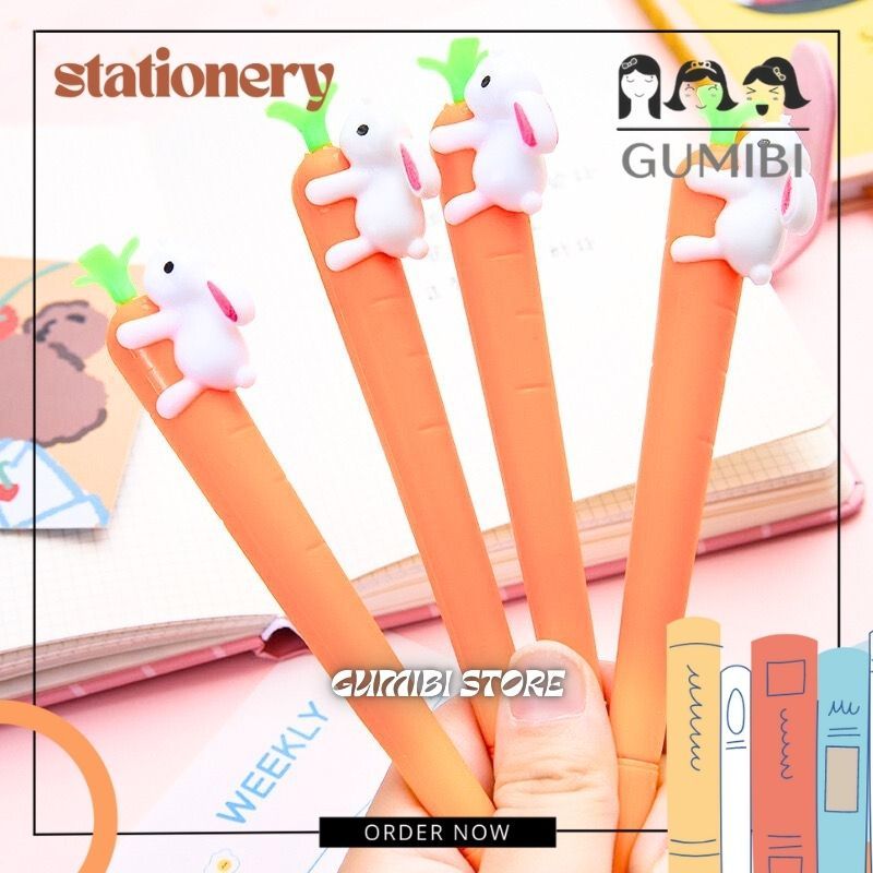 

PULPEN GEL CARROT RABBIT PULPEN GEL WORTEL FULLBODY PENA BOLPEN GEL KELINCI WORTEL PULPEN LUCU UNIK TERMURAH BISA COD