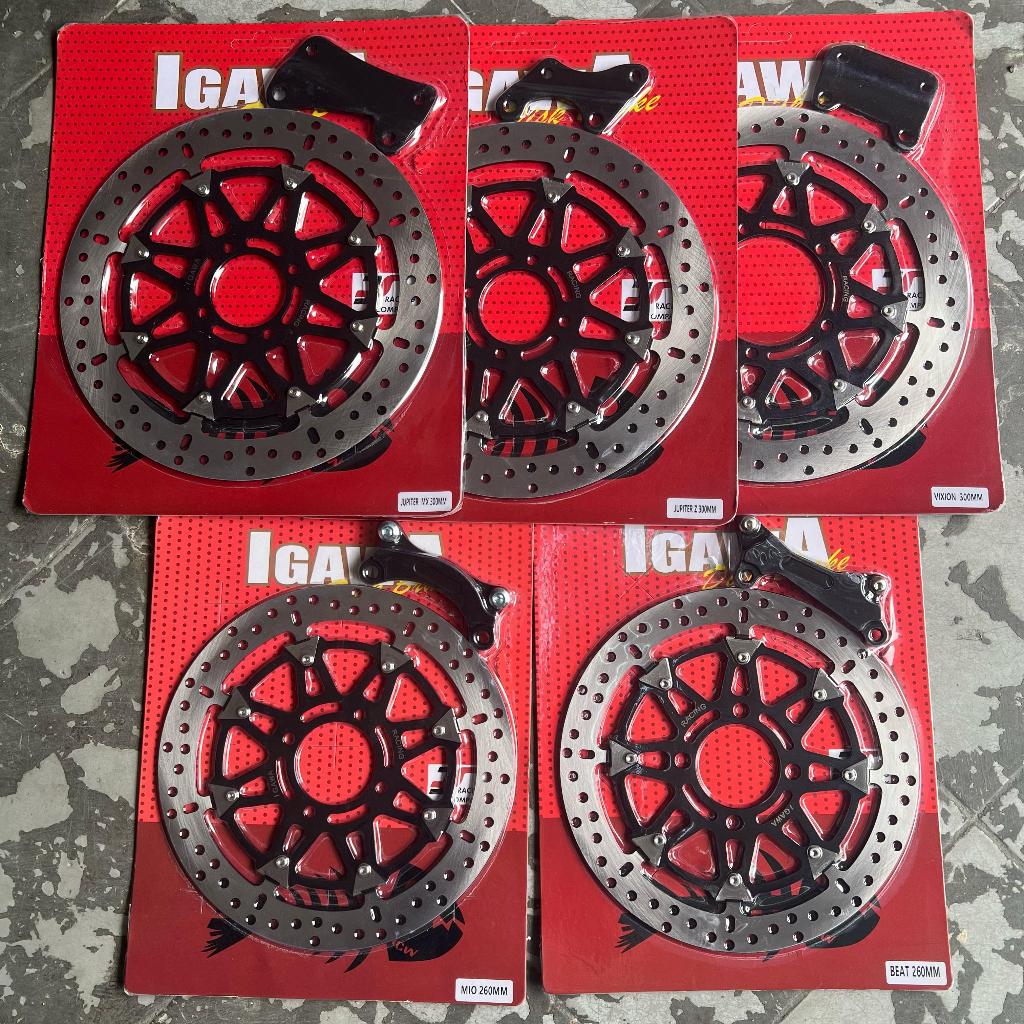 Piringan Disc Model T Drive Uk 300mm Dan 260mm Cakram Igawa Mio Beat Jupiter Z Vixion Jupiter MX Meg