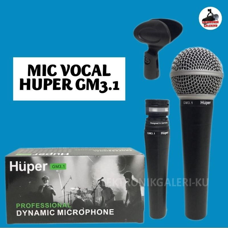 MIC VOCAL HUPER MODEL SHURE