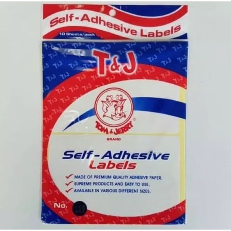 LABEL STICKER NAMA/LABEL STICKER HARGA TOM&JERRY NO.119