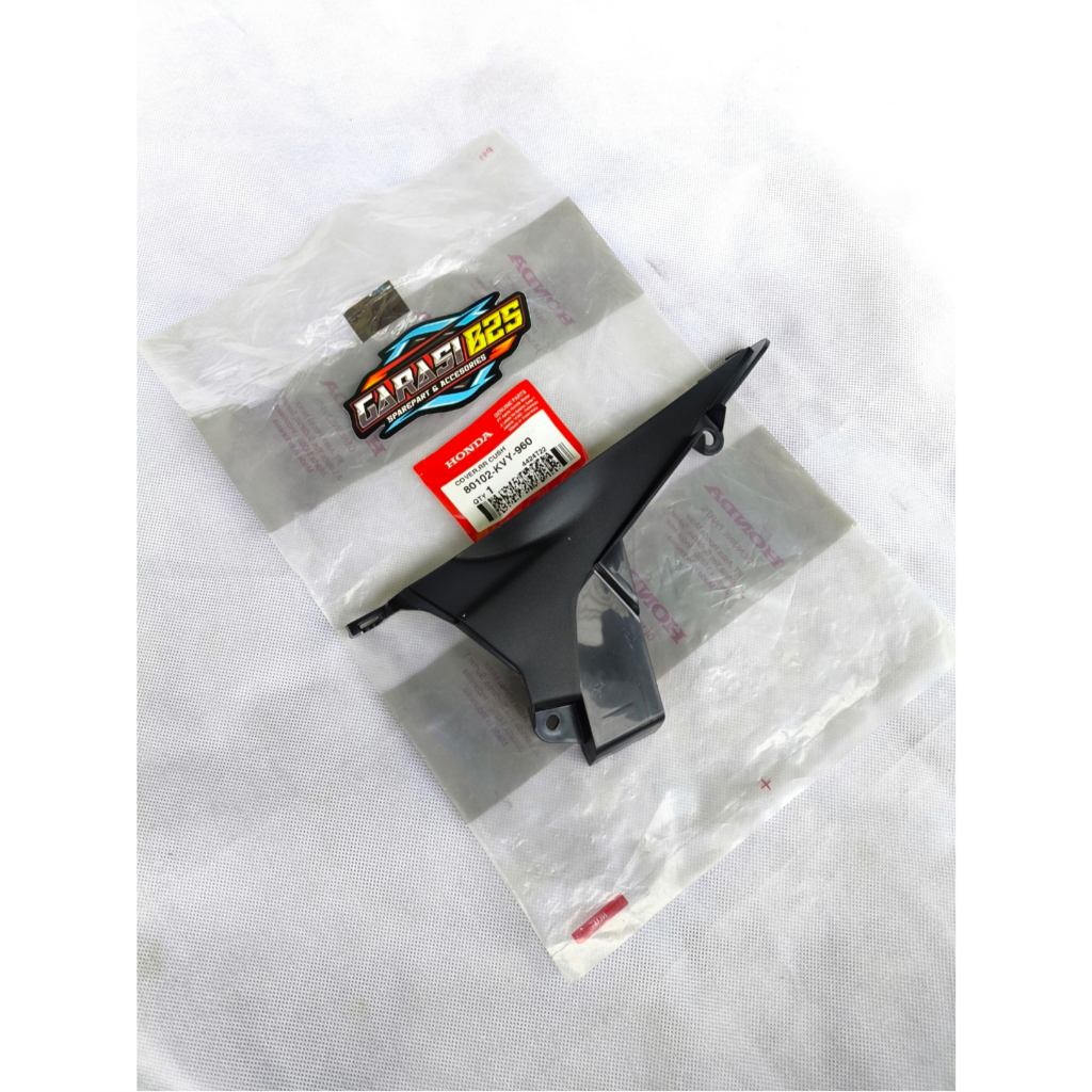 80102-KVY-960 Cover RR Cush Cover Tutup Shock Belakang Beat Karbu Original AHM