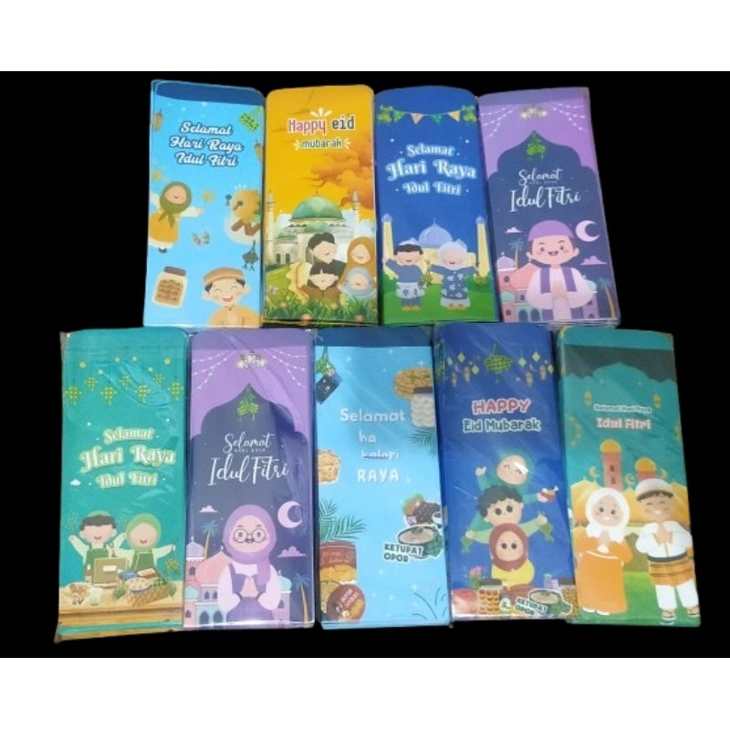 

AMPLOP LEBARAN MOTIF Glossy Ukuran 7 x 19 cm
