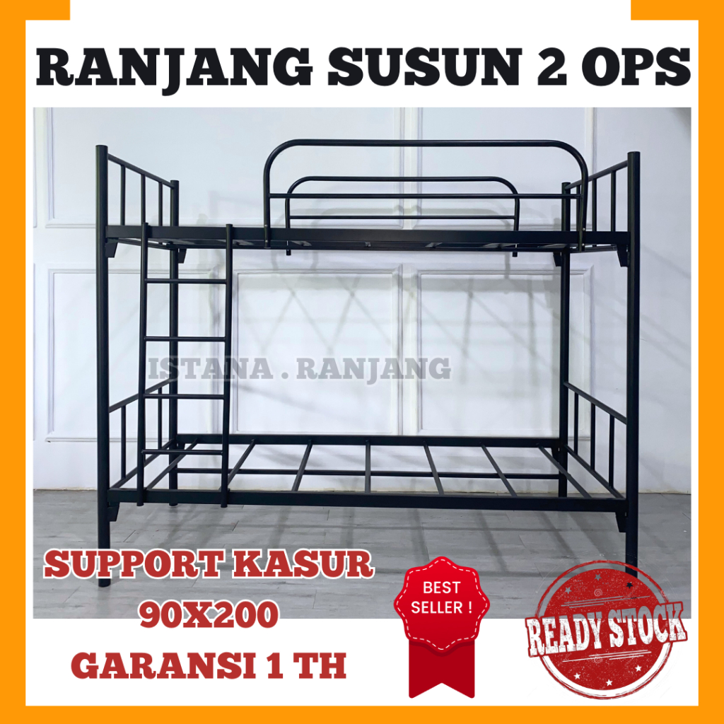 Ranjang Besi Susun Tempat Tidur Besi Tingkat