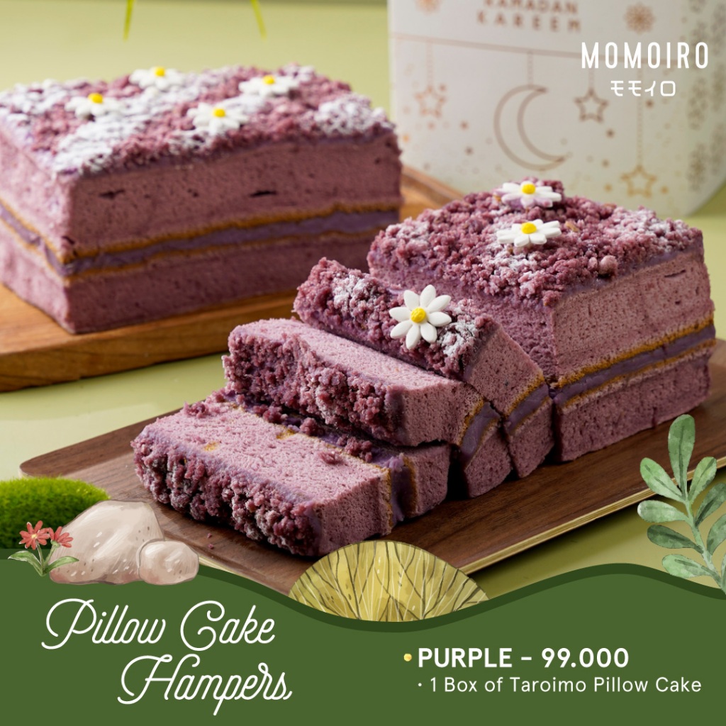 

Taroimo Pillow Cake (Kue Bantal / Castella Cake)
