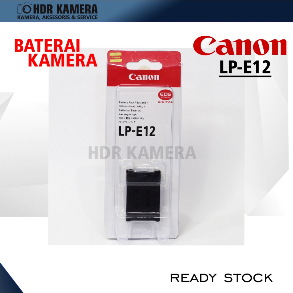 Baterai Canon LP-E12 FOR KAMERA EOS M50, EOS M100 , EOS M10 , EOS M200 dll