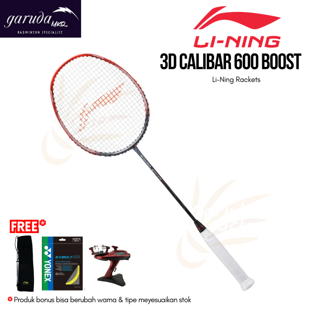 Raket Badminton Lining 3D Calibar 600B / Raket Lining Calibar 3D 600 Boost / 3D Calibar 600Boost / L
