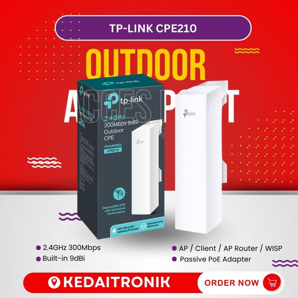TPLink CPE 210 Outdoor Wireless TP Link CPE210 Wireless Outdoor