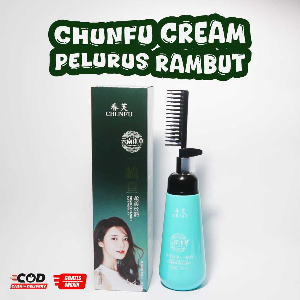 Cream Pelurus Rambut Tanpa Catok