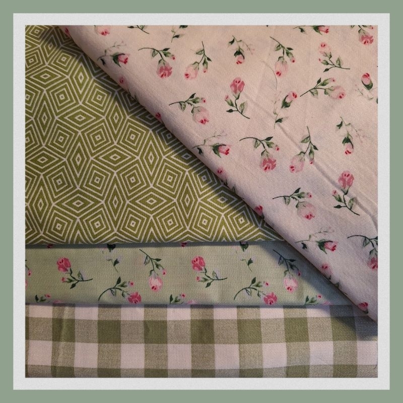 1 Set Kain Perca Katun Japan Design Tokai Senko original