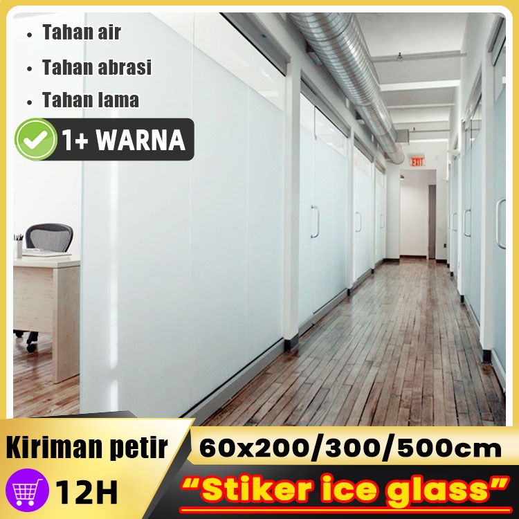【Kelas A.】sticker kaca jendela stiker kaca wallpaper stiker ice glass wallpaper kaca jendela sandbla