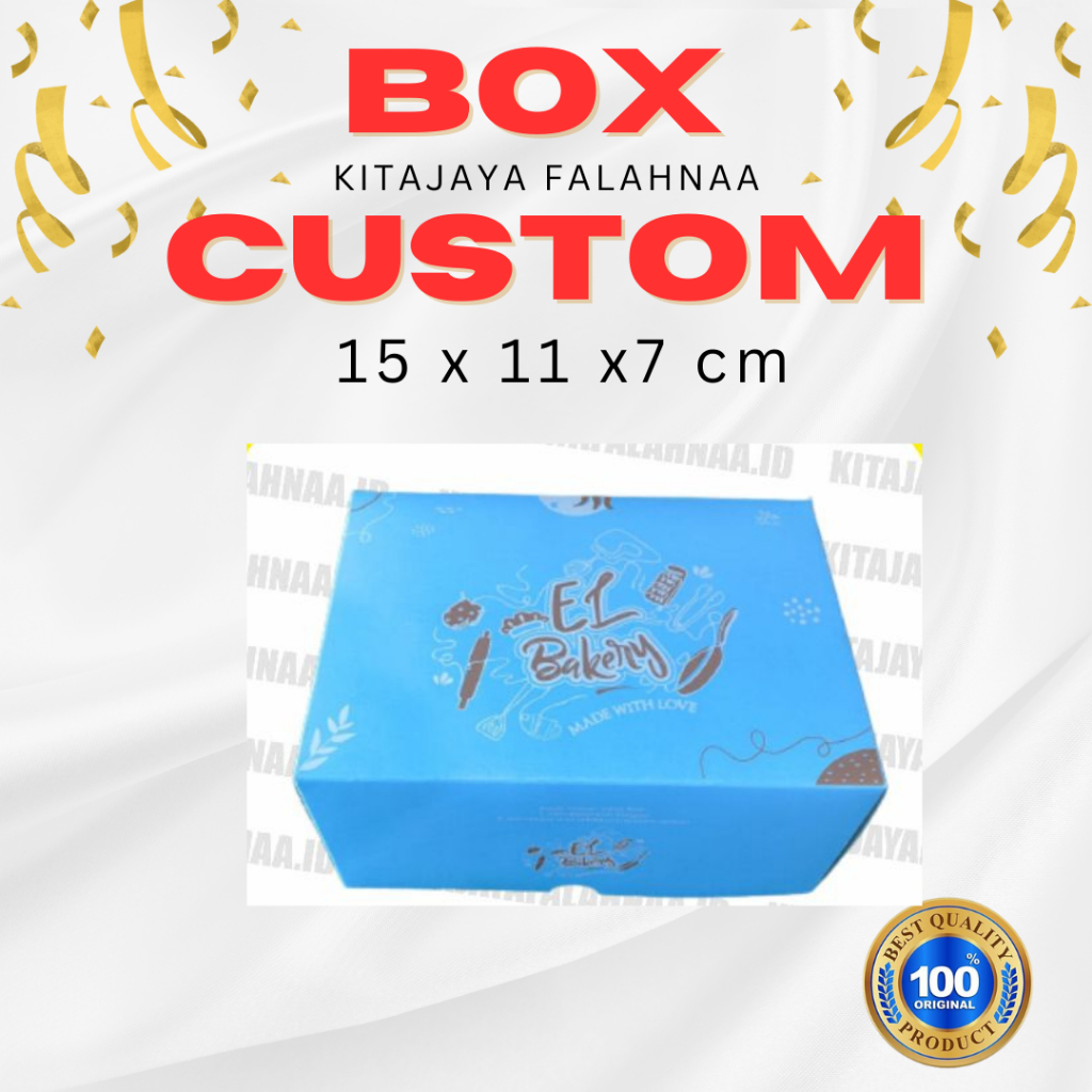 

(FREE DESAIN) SNACK BOX CUSTOM R3 15x11x7 | 15x10x6