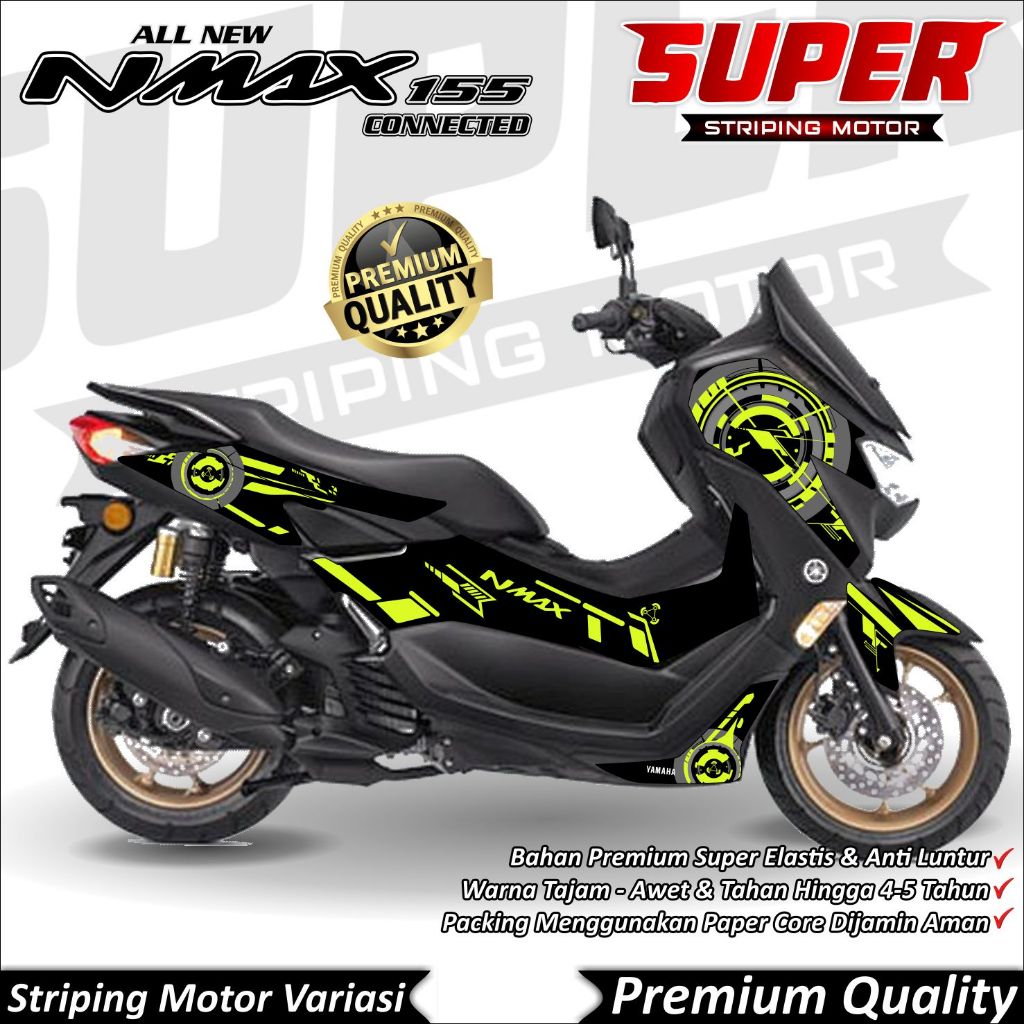 Stiker Nmax New 2020 - 2022 Anti Luntur keren Striping Nmax New 2020 - 2022 Striping Yamaha Nmax New