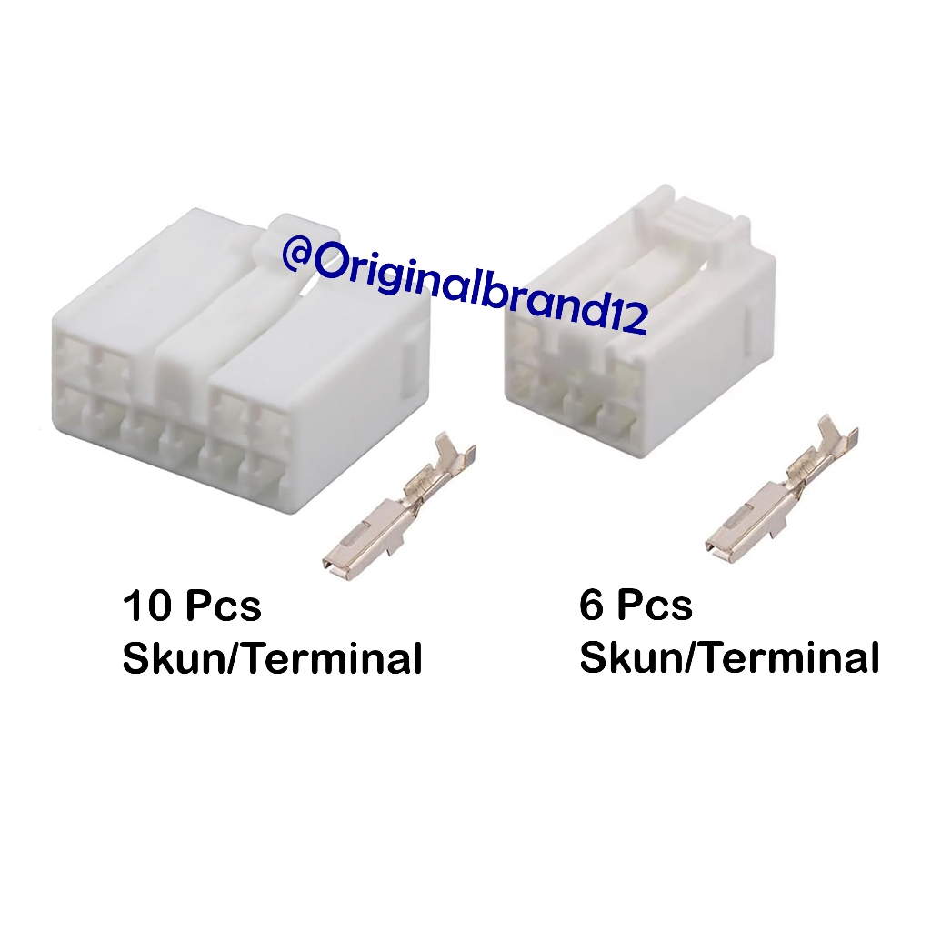 Soket Tape Headunit 6 Pin 10 Pin TOYOTA Avanza Xenia Innova Calya Agya Fortuner