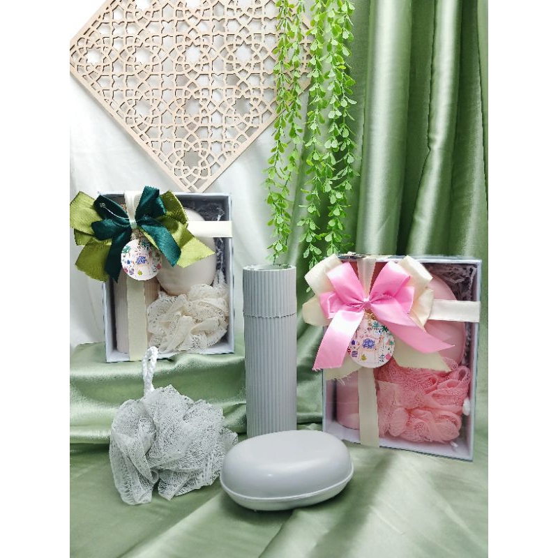 hampers idul fitri | hampers bath set 3 in 1