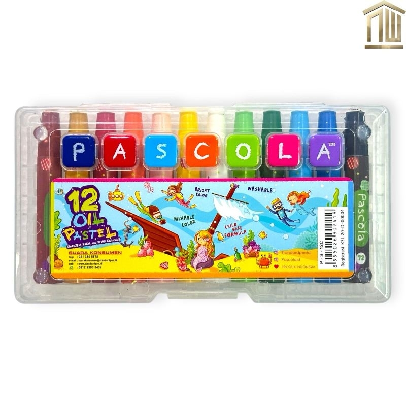 

Crayon Pascola 12 Warna Oil Pastel