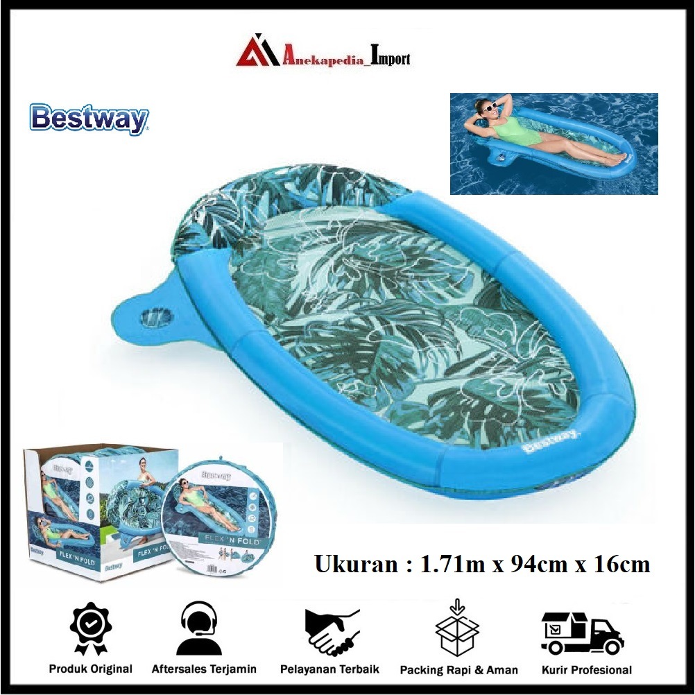 Bestway Pelampung Renang Anak Dewasa Inflatable Pool Mattress - 43552 - Pelampung - Papan Pelampung