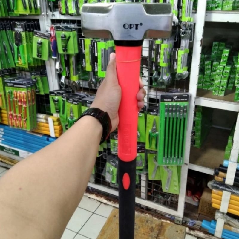 Sledge Hammer Palu Bodem Batu 5Kg Original Opt Palu Godam Batu 10Lbs 5Kg