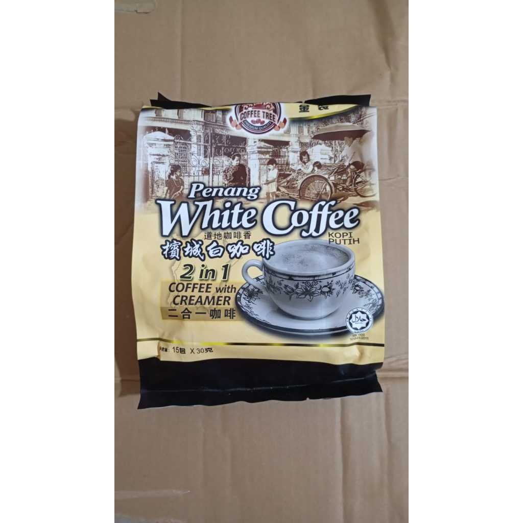 

Coffee Tree Penang White Coffee 2 in 1 Kopi Putih Coffee and Creamer