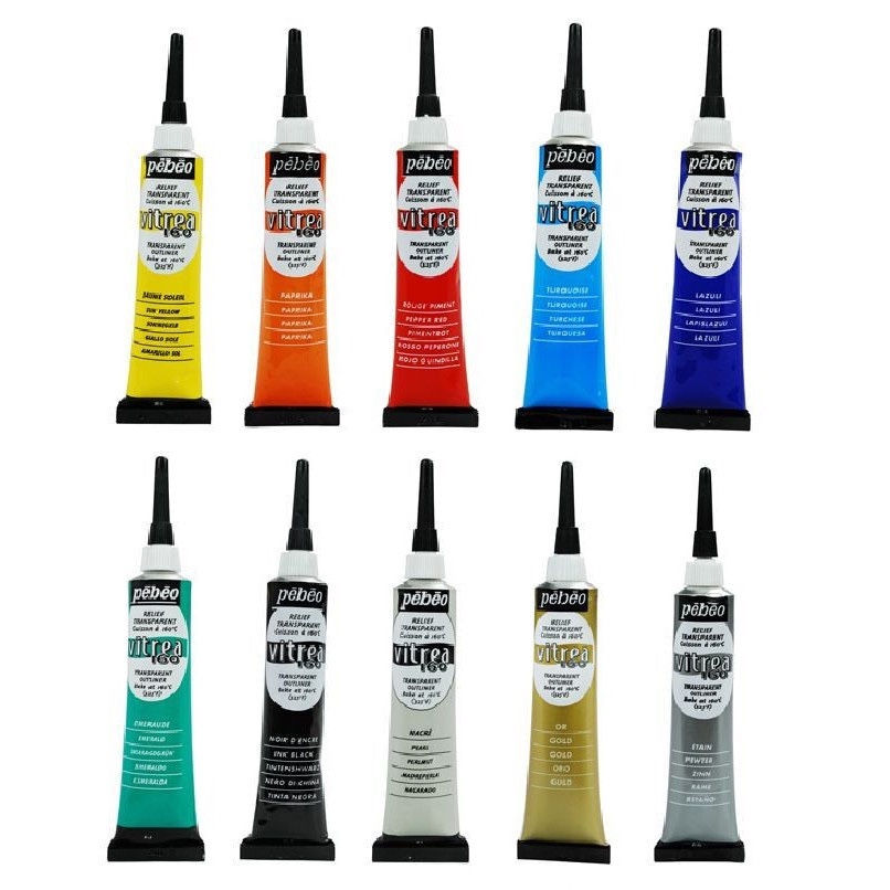 

PEBEO Vitrea 160 Relief 20ml Glass Paint Outliner Cat Kaca
