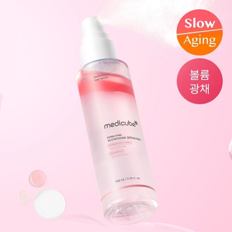 Medicube Salmon PDRN Pink serum Mist 100ml / Serum Medicube Salmon Korea