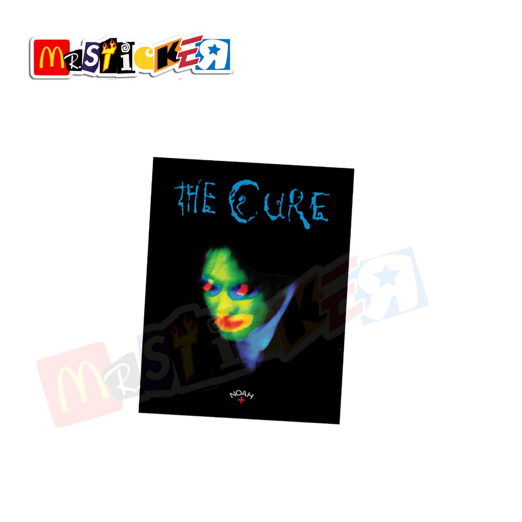 

sticker band The Cure x Noah nyc graphic stiker