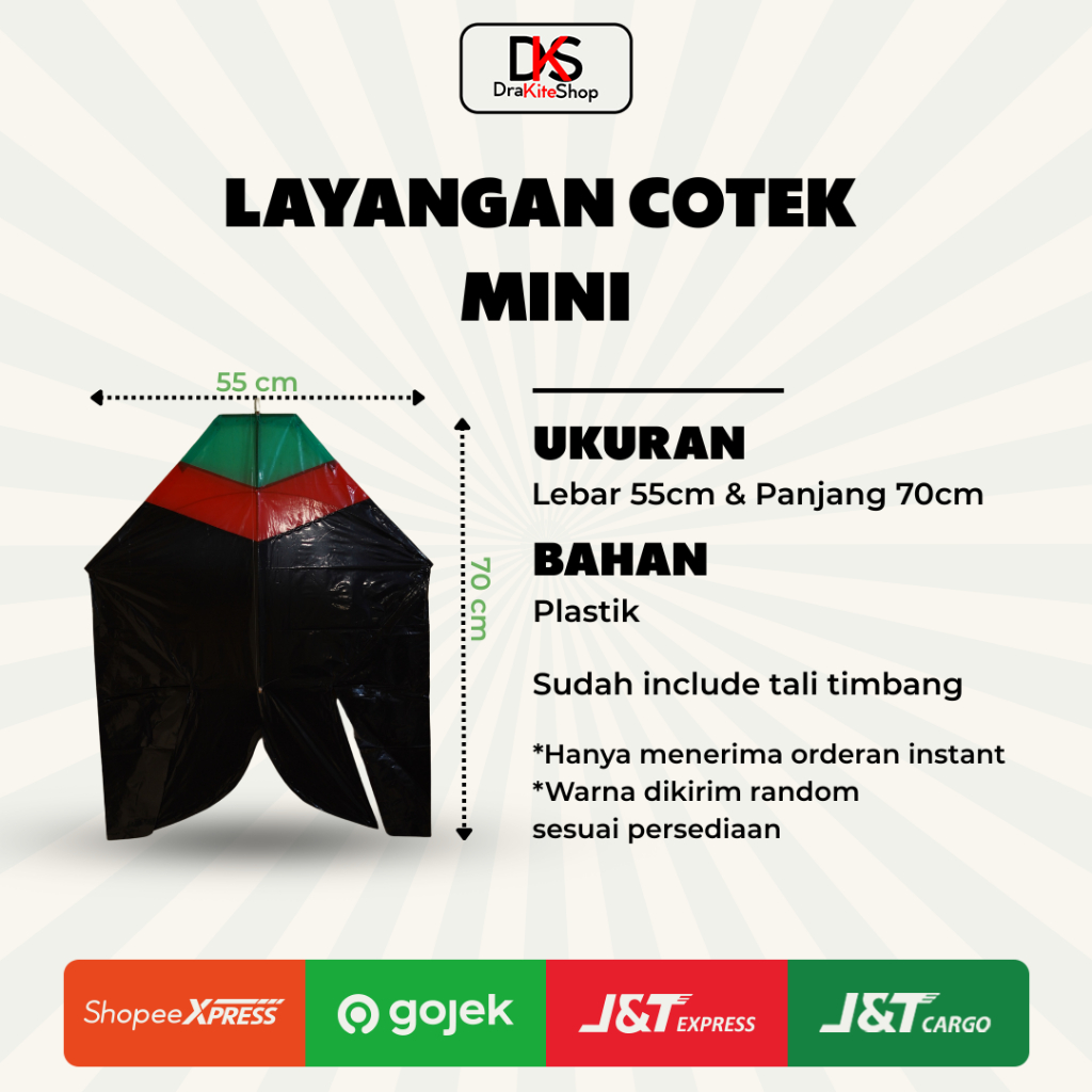 Layangan Cotek Mini
