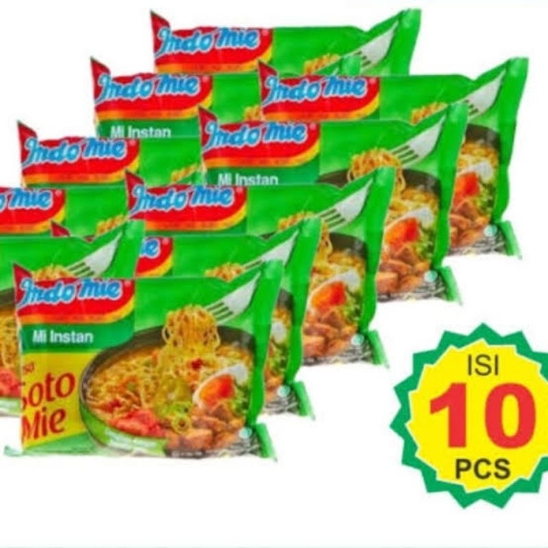 

INDOMIE SOTO 1 PAKET 10 BUNGKUS