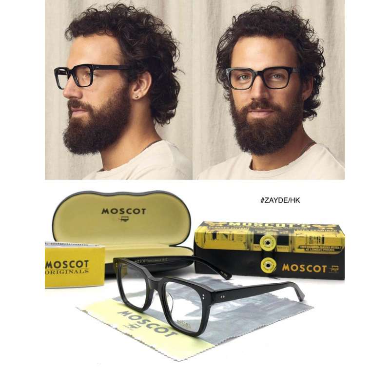kacamata moscot zayde premium super lensa Bluecromic Blueray