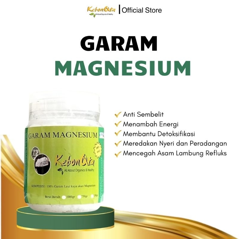 

Garam Laut/ magnesium 150g/750g