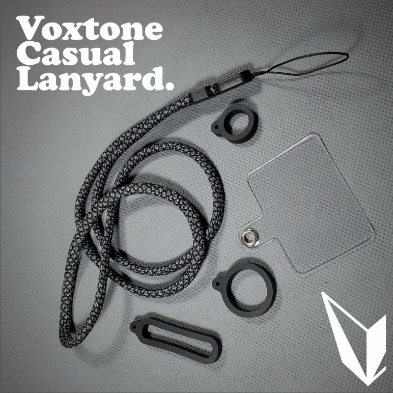 

Tali Lanyard Multifungsi untuk HP, ID Card, Flashdisc dll - Voxtone Casual Lanyard